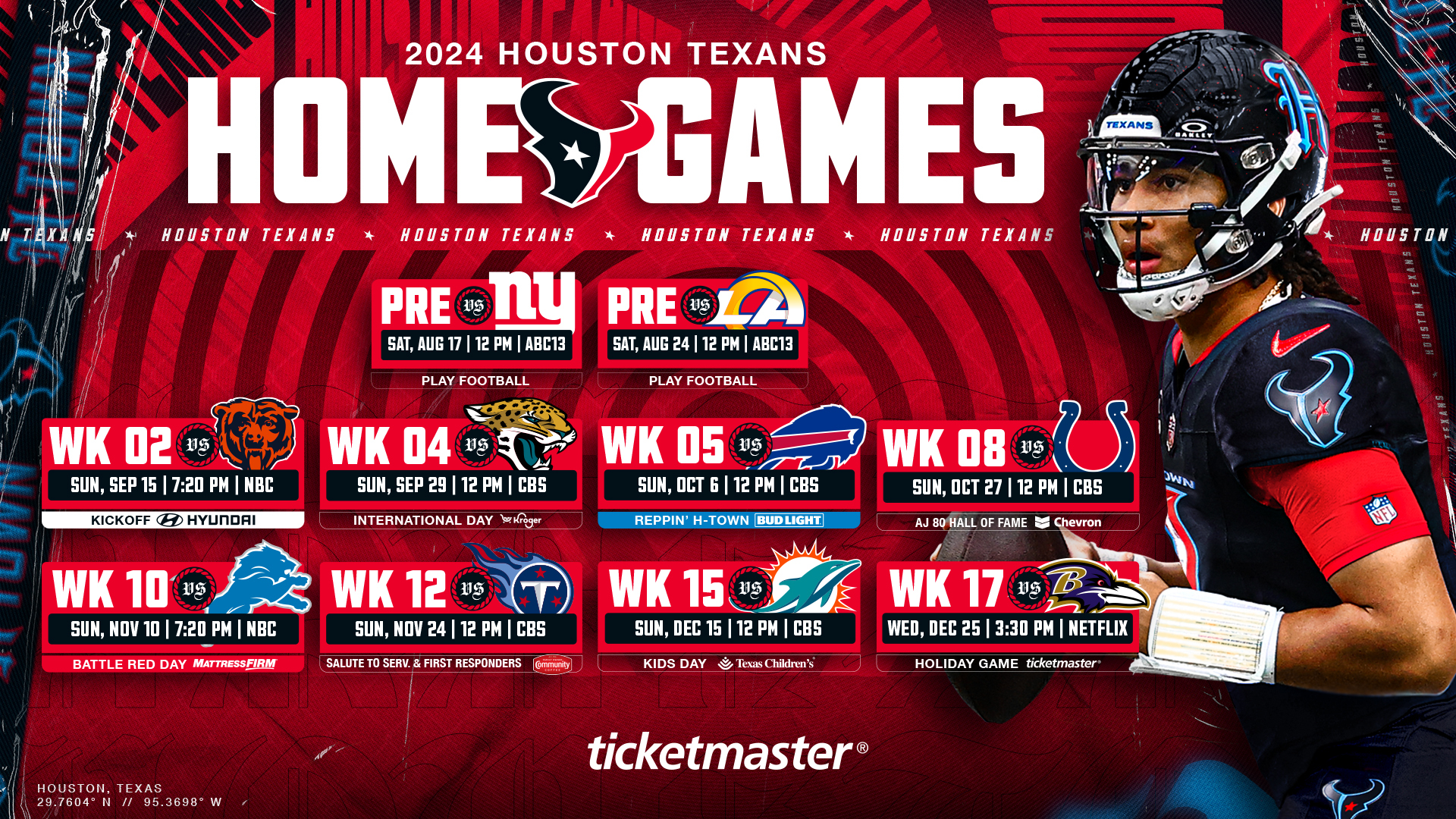 Houston texans season ticket interest